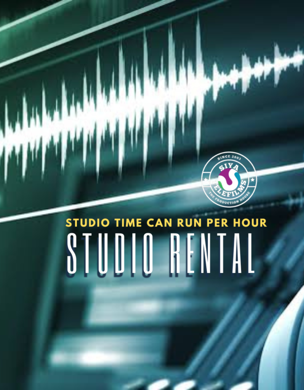 Studio in rental/hr.